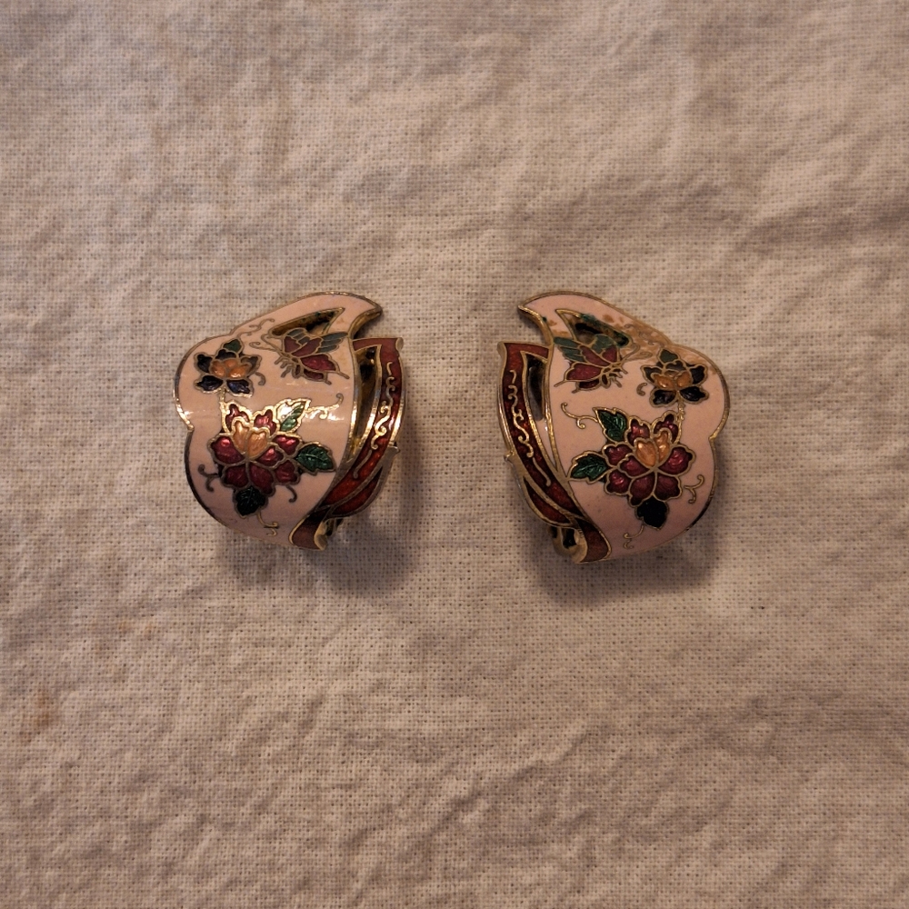 Cloisonne Earrings